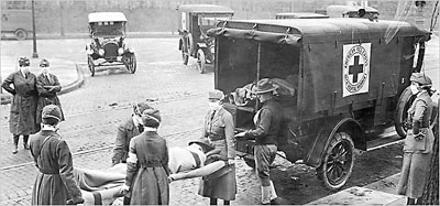 St Louis Red Cross victim of 1918 flu